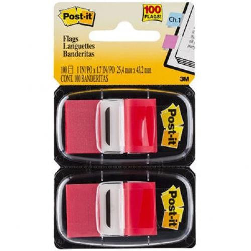 POST- IT FLAGS 680-RD2 RED TWIN PACK
