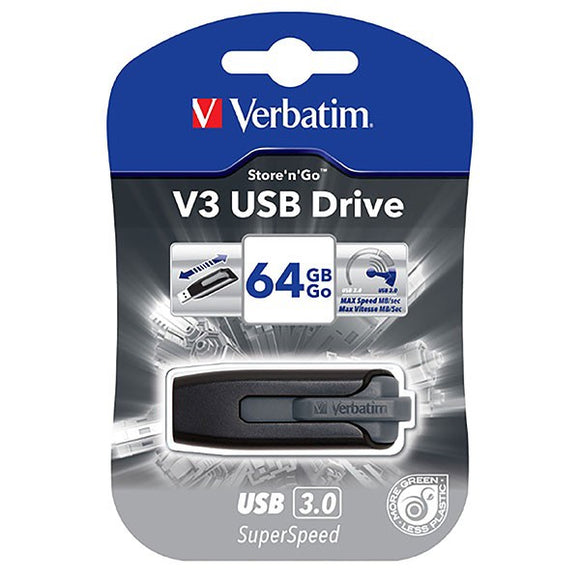 USB DRIVE VERBATIM V3.0 STORE'N'GO 64GB