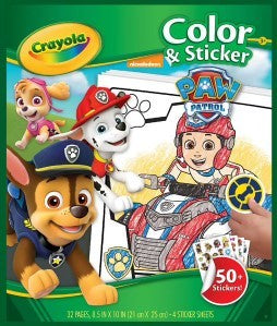 Color Sticker Book Paw Patrol: Dec 99