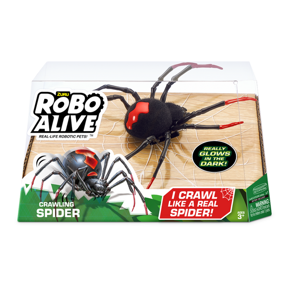 ZURU ROBO ALIVE ROBOTIC SPIDER GLOW IN THE DARK