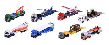 TRANSPORTER 20CM 8 ASST H/S
