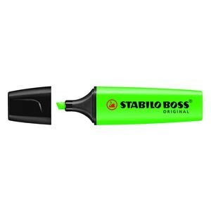 HILITER STABILO BOSS REFILLABLE GREEN