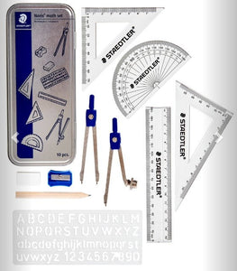 MATHS SET STAEDTLER 10PCE