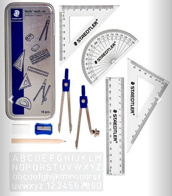 MATHS SET STAEDTLER 10PCE