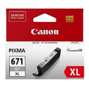 INKJET CART CANON CLI671XLGY GREY