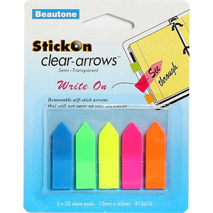 STICK ON CLEAR ARROWS BEAUTONE