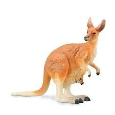 RED KANGAROO-FEMALE W/JOEY-L