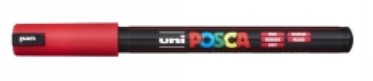 MARKER POSCA PC1MR N/POINT 0.7MM RED 