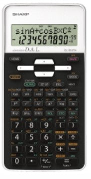 CALCULATOR SCIENTIFIC SHARP EL531THB-WH