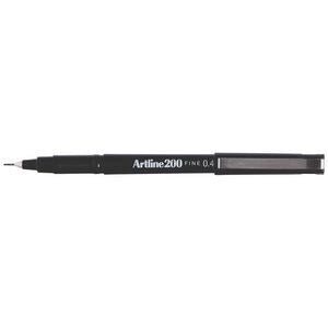 PEN ARTLINE 200 FINE BLACK 0.4MM