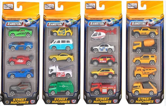 TEAMSTERZ DIECAST 5PK ASST