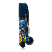 IOCO COMPACT SUNSAFE UMBRELLA - RED TAILED BLACK COCKATOO