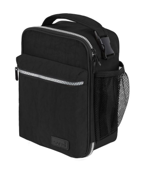 SACHI EXPLORER INSULATED LUNCH BAG (BLACK)