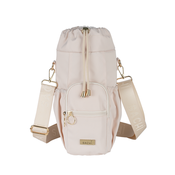 SACHI CROSSBODY INSULATED BOTTLE BAG - ALABASTER