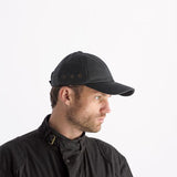 LEATHER CAP BLACK