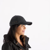 LEATHER CAP BLACK