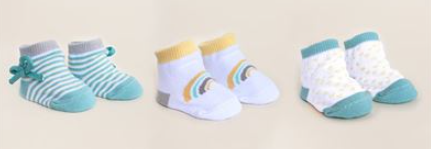 ADORE-A-BABY - M3PC SOCK SET 0-6MNTHS - GENERIC