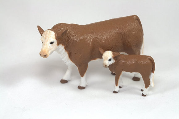 BIG COUNTRY TOYS - HEREFORD COW & CALF