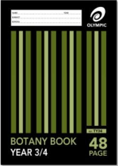 BOTANY BOOK A4 YEAR 3/4 48PG