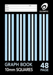 GRAPH BOOK A4 10MM 48PG 