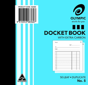 DOCKET BOOK COLLINS NO.5 DUP. 120X125
