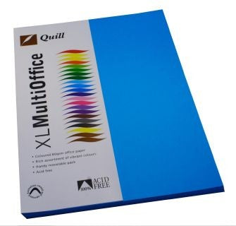 COPY PAPER QUILL A4 XL MARINE BLUE PK100