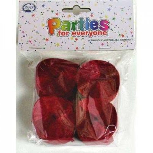 STREAMERS CREPE P4 MAROON