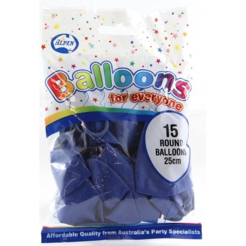 BALLOONS ALPEN LGE BLUE 15S