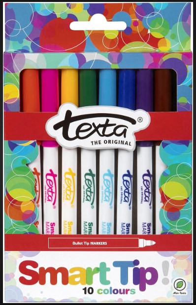 MARKER TEXTA SMART TIP 10PK