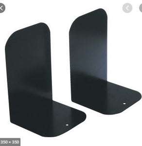 BOOK ENDS ESSELTE ELEMENTS METAL BLACK PK2