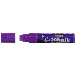 MARKER LIQUID CHALK TEXTA WET WIPE JUMBO PURPLE