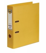 LEVER ARCH FILE MARBIG A4 PE YELLOW 2