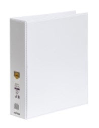 BINDER INSERT MARBIG A4 CLEARVIEW 2 D-RING 50MM WHITE