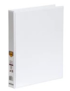 BINDER INSERT MARBIG A4 CLEARVIEW 4 D-RING 25MM WHITE