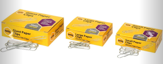 PAPER CLIP MARBIG 50MM GIANT BX100
