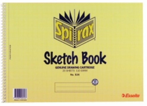 SKETCH BOOK SPIRAX 534 A4 40PG