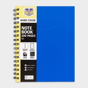 NOTEBOOK SPIRAX 511 A5 H/C BLUE