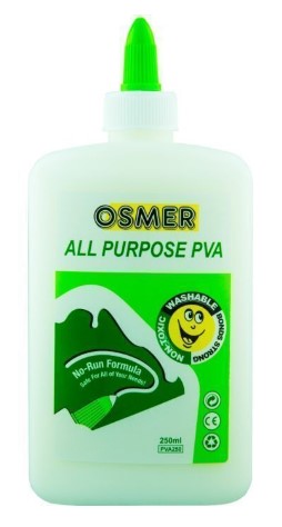 GLUE OSMER 250ML PVA TWIST TOP WHITE