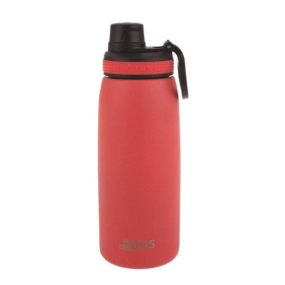 OASIS SPORTS BOTTLE D/WALL INS. SCREW TOP CORAL 