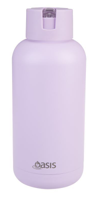'MODA' CERAMIC LINED S/S TRIPLE WALL INS. DRINK BOTTLE 1.5L - ORCHID