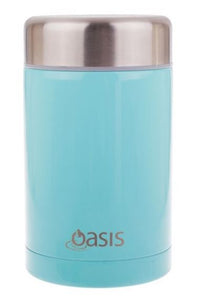 OASIS S/S DOUBLE WALL INSULATED FOOD FLASK 450ML - SPEARMINT