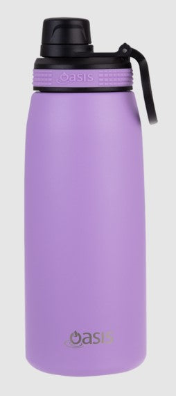 OASIS 780ML INSULATED SPORTS BOTTLE W/SCREW CAP - LAVENDER