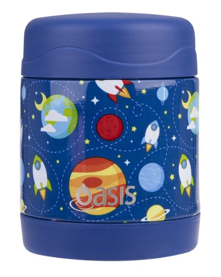 KIDS FOOD FLASK S/S INS 300ML-OUTER SPACE