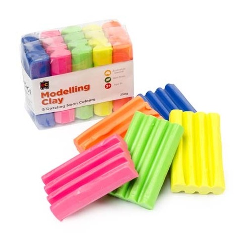 CLAY MODELLING EC FLUORO 50G FUN CLAY