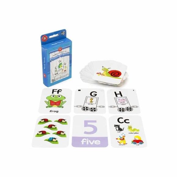 FLASH CARDS LCBF 87X123MM ALPHABET & NUMBERS 1-10