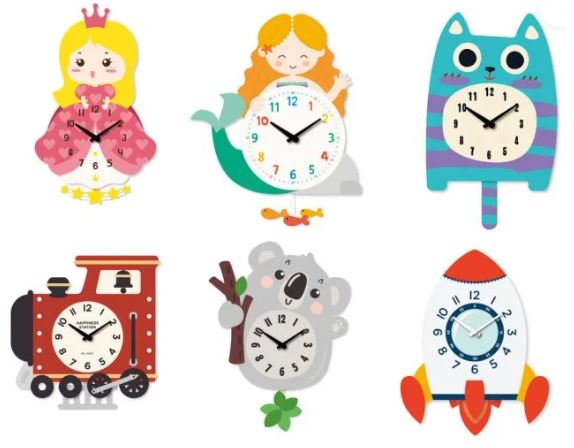 KIDS PENDULUM CLOCKS