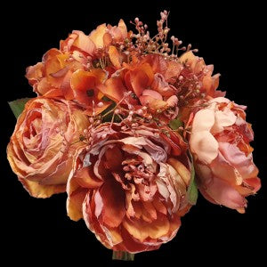 DRIED PEONY HYDRANGEA BOUQUET 3