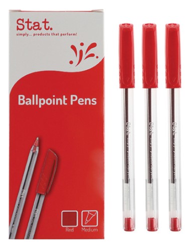 PEN 1.0MM BP MED RED