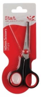 SCISSORS STAT 140MM SOFT GRIP