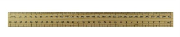 RULER WOODEN 30CM
